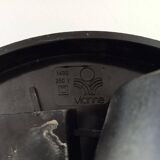 70s bakelite and opaline ceiling light signed Vianne