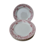 Lot of 6 flat iron earth plates