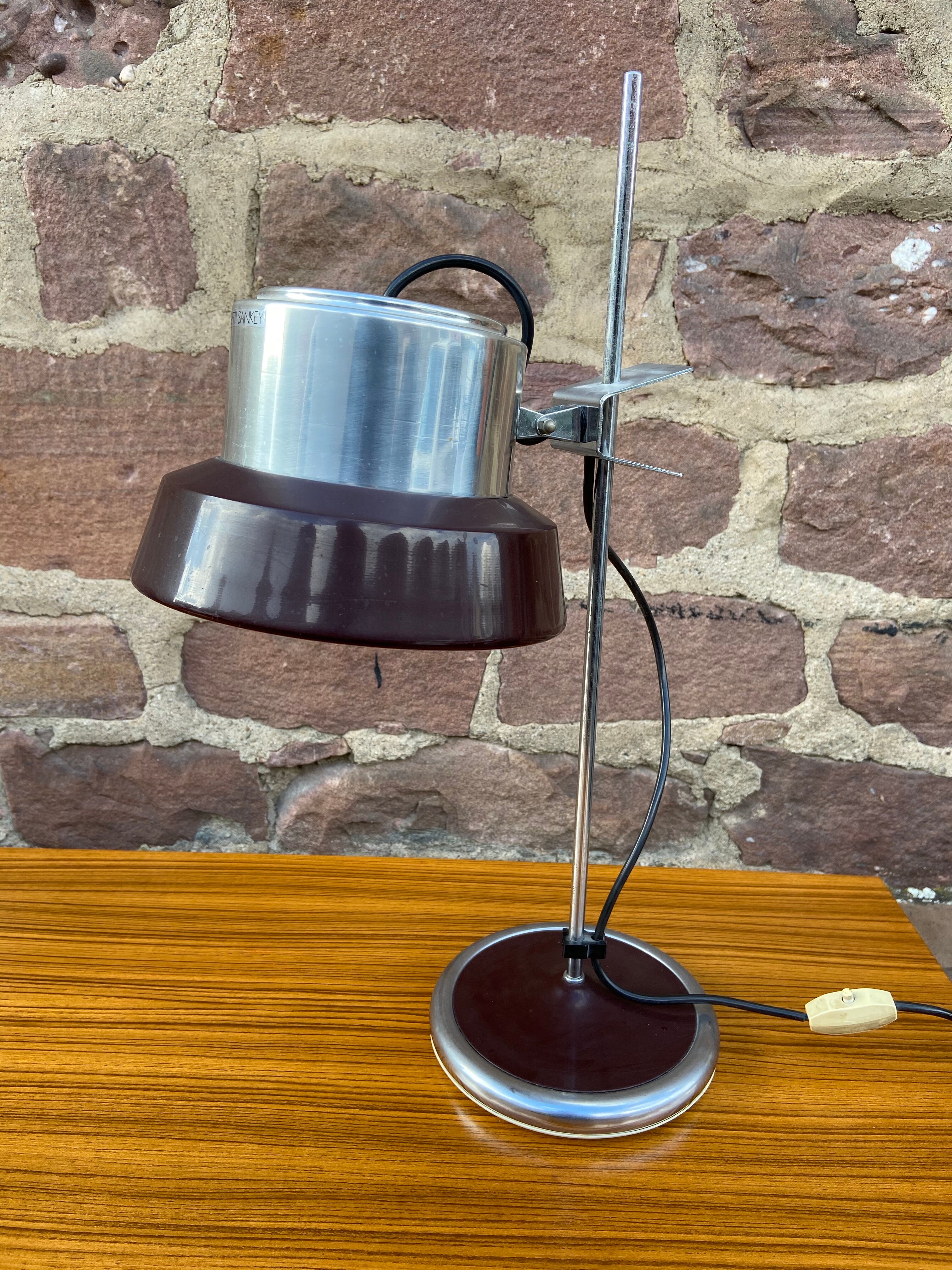 Italian design desk lamp, Targetti Sankey 1970
