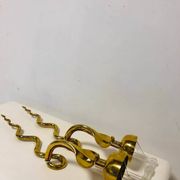 Paire d'appliques en bronze doré