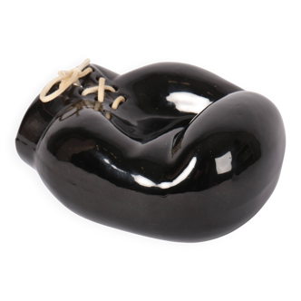 Ceramic boxing glove emptier, JC Peiré, 1980s