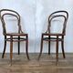 Pair of bistro chair number 14 fischel