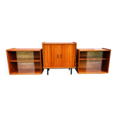 Meuble bibliothèque modulable vintage