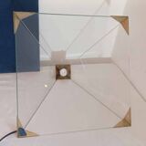 Lampe de Table Vintage Création P Bourguignon Objet d'Art Pyramide Années 1970