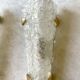 Arlus pair of Murano glass and brass wall lights