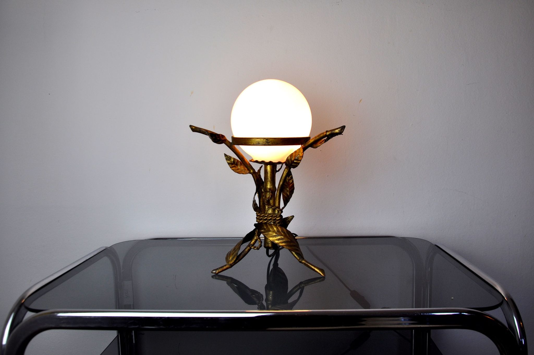 Floral table lamp, Art Deco, Spain, 1960