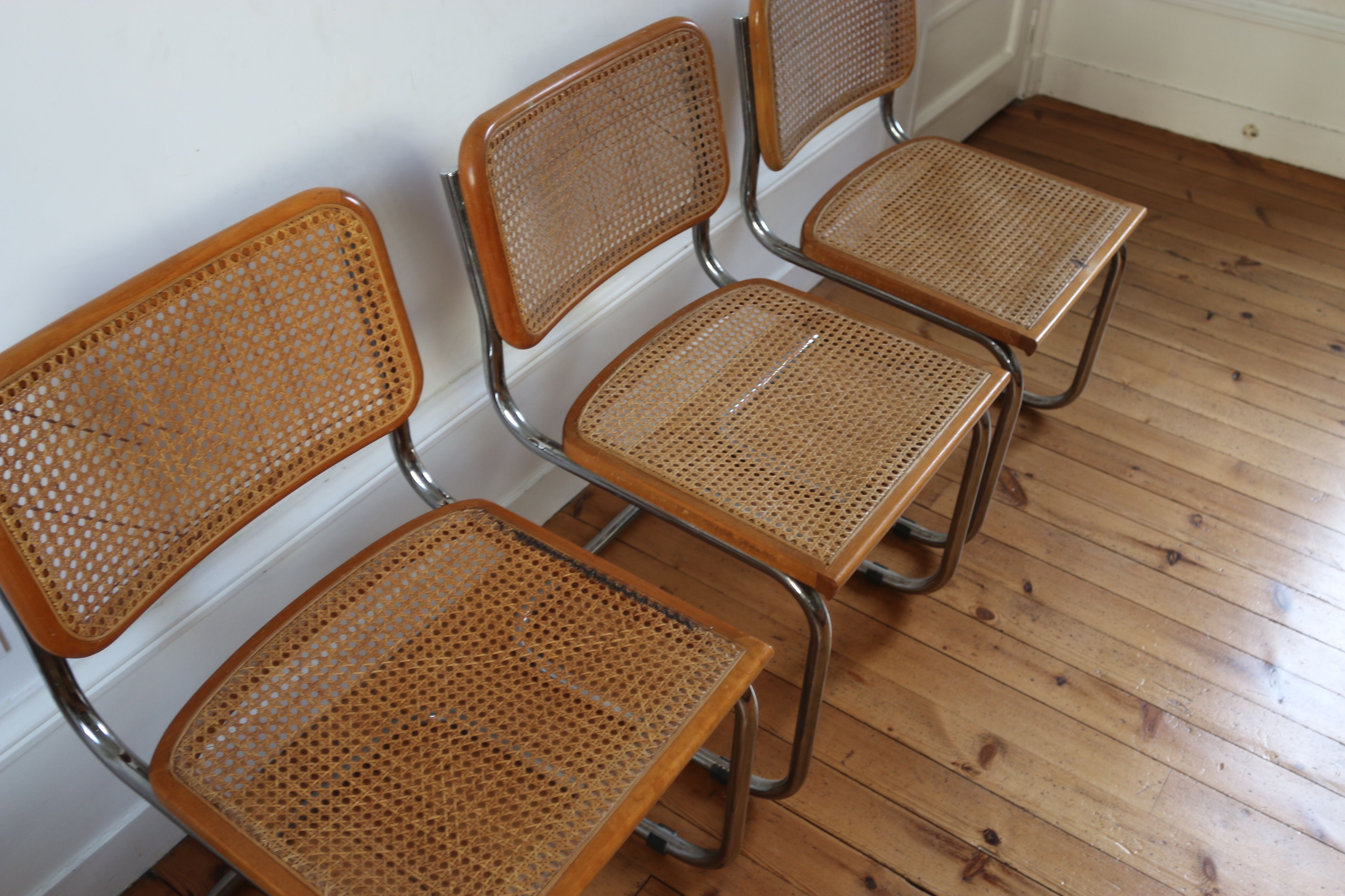 3 chairs B32 by Marcel Breuer 1970