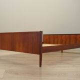 Lit en palissandre, design danois, années 1970, production: Danemark