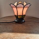 Lotus lamp in the taste of the tiffany house