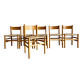 Set of 6 Johan van Heuvel chairs for Ad Vorm