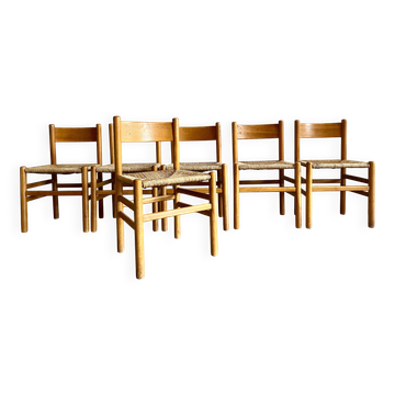 Set of 6 Johan van Heuvel chairs for Ad Vorm