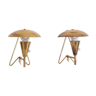 Pair of Itsu wall lights, EV 57, 50s