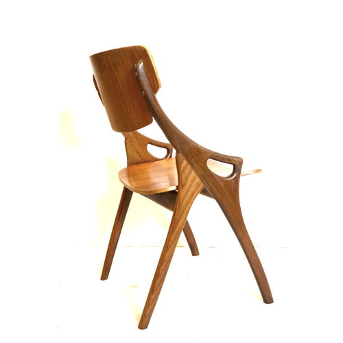 Set of 5 vintage chairs designed by Arne Hovmand Olsen for Mogens Kold