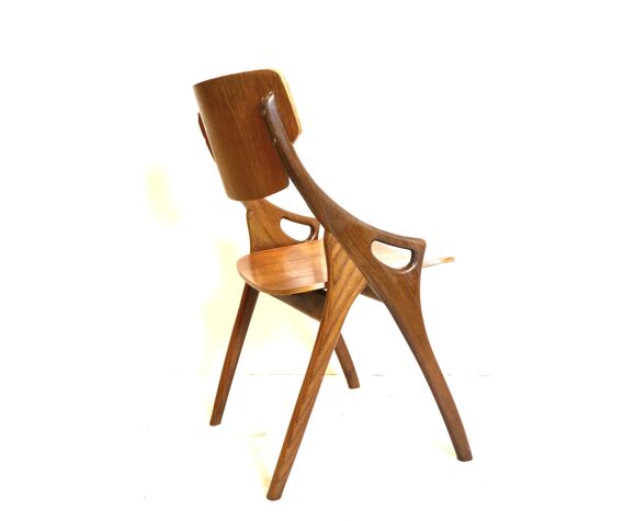 Set of 5 vintage chairs designed by Arne Hovmand Olsen for Mogens Kold