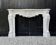 Impressive Louis XV Style Fireplace in Very Fine Carrara Marble