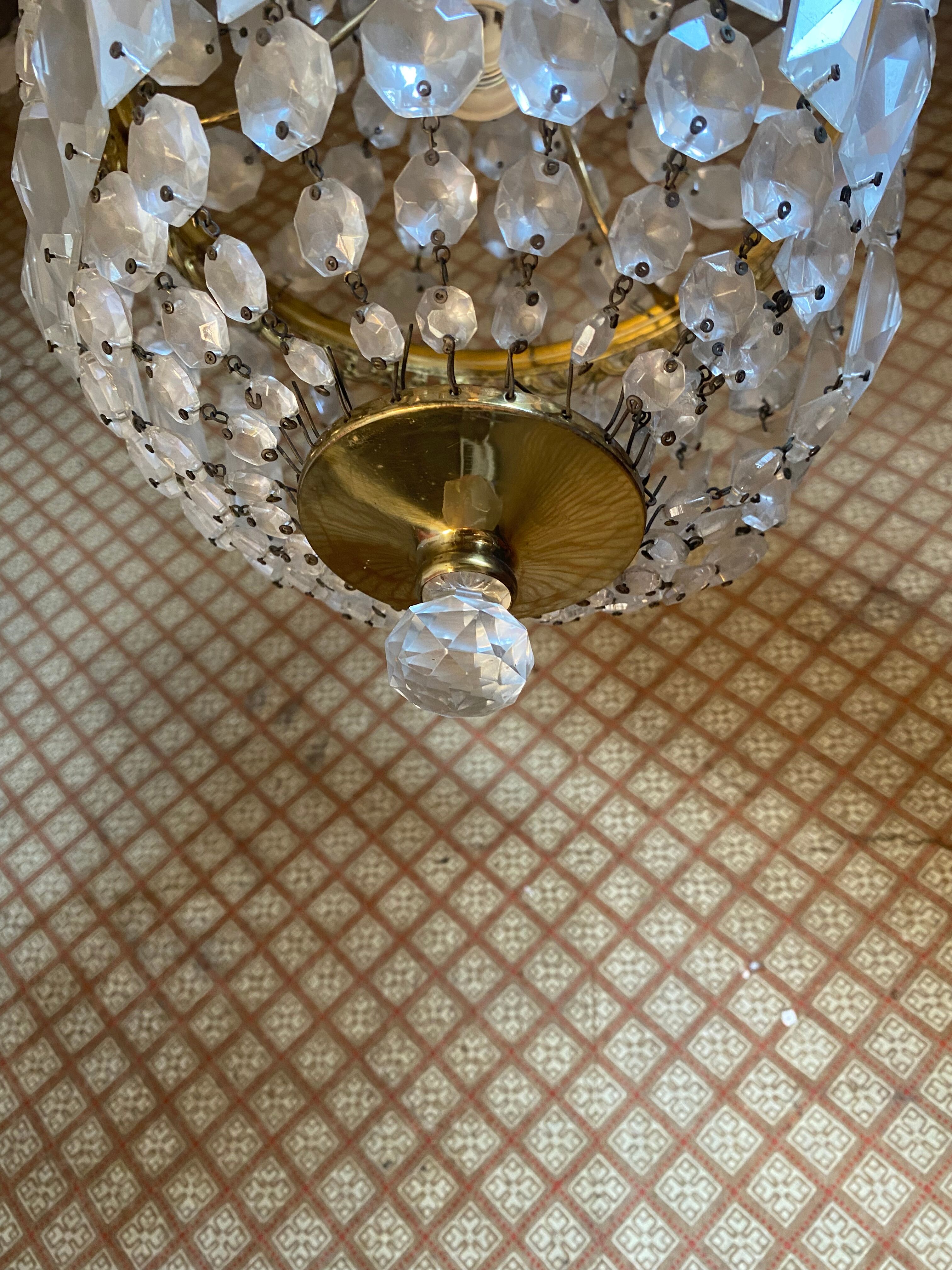 Chandelier grapevine crystal balloon