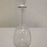 Carafe avec bouchon en verre ancienne