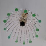 Chandelier pampilles 60s