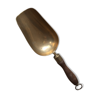 Old brass grocer's shovel or seed