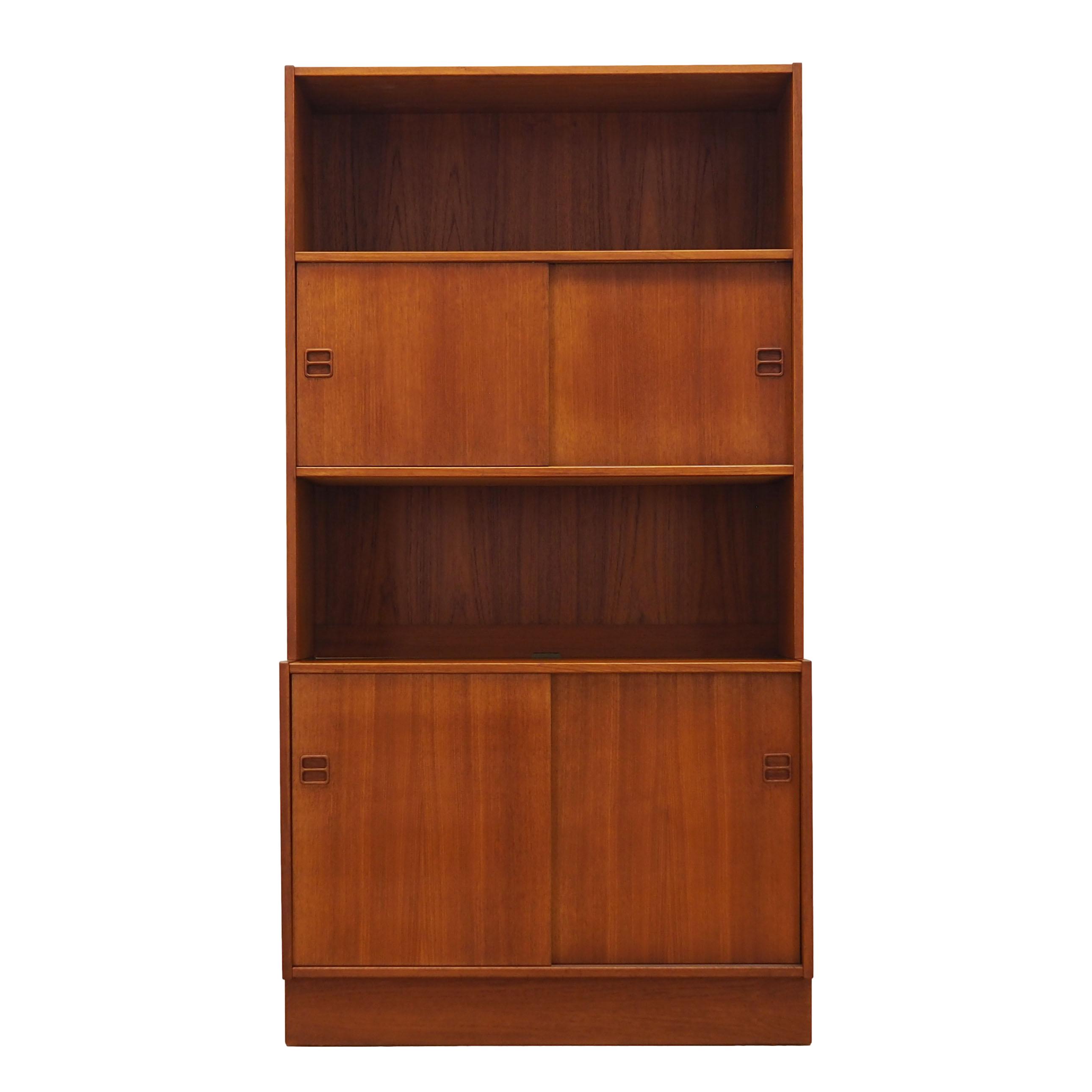 Teak bookcase, Danish design, 1960s, production: Denmark
