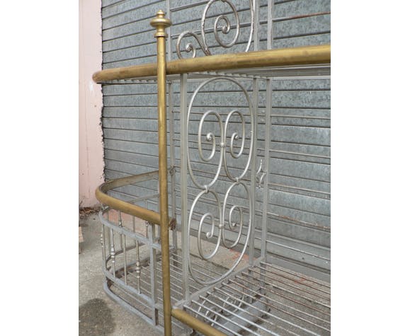 Bakery wrought iron shelf