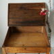 Old schoolboy walnut desk