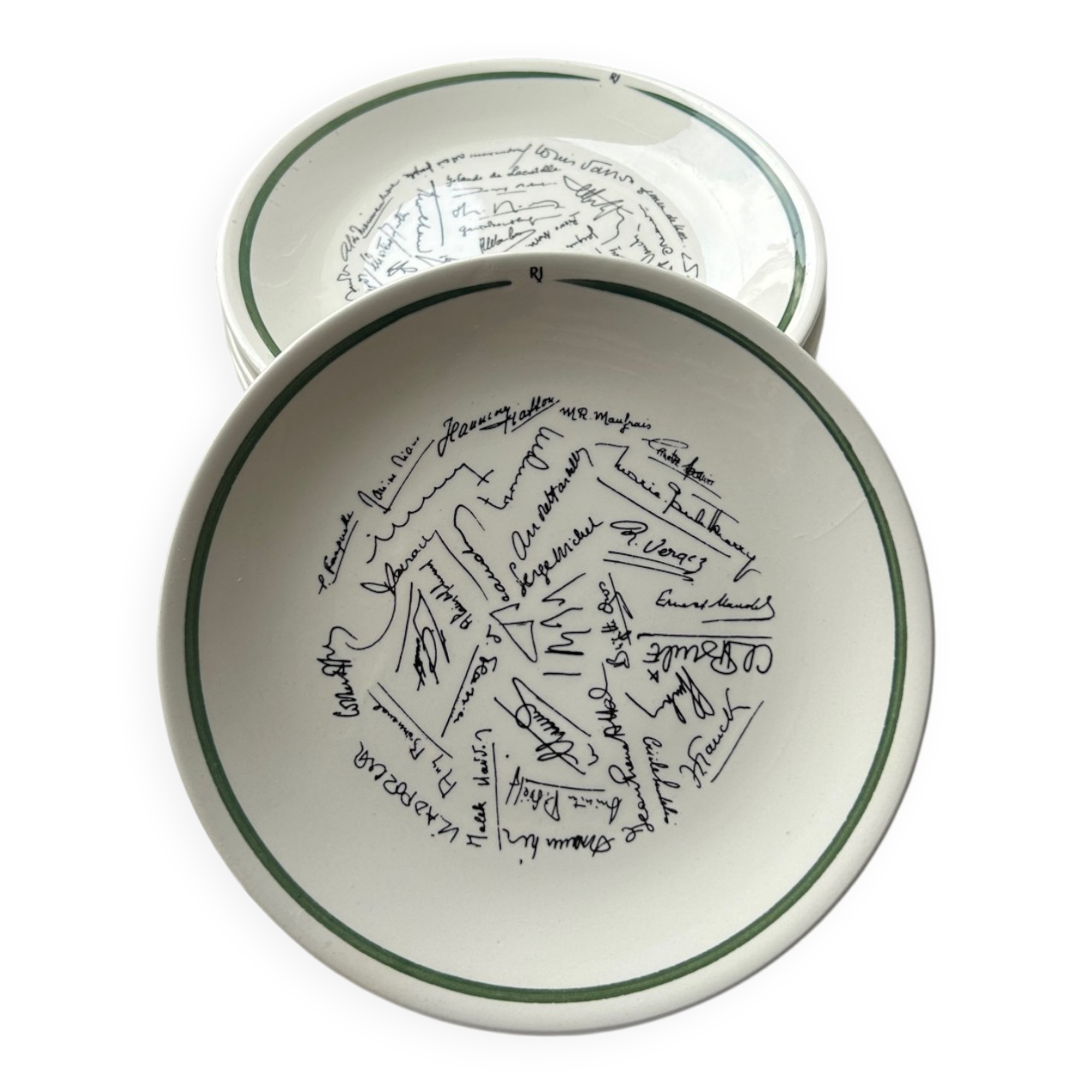 Set of 6 dessert plates Gien - Special edition Julliard