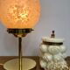 Clichy Rose vintage glass globe lamp