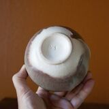 Small vintage ball vase, ceramic vase, interior decoration, pottery