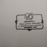 Obernai décor service dish by Henri Loux