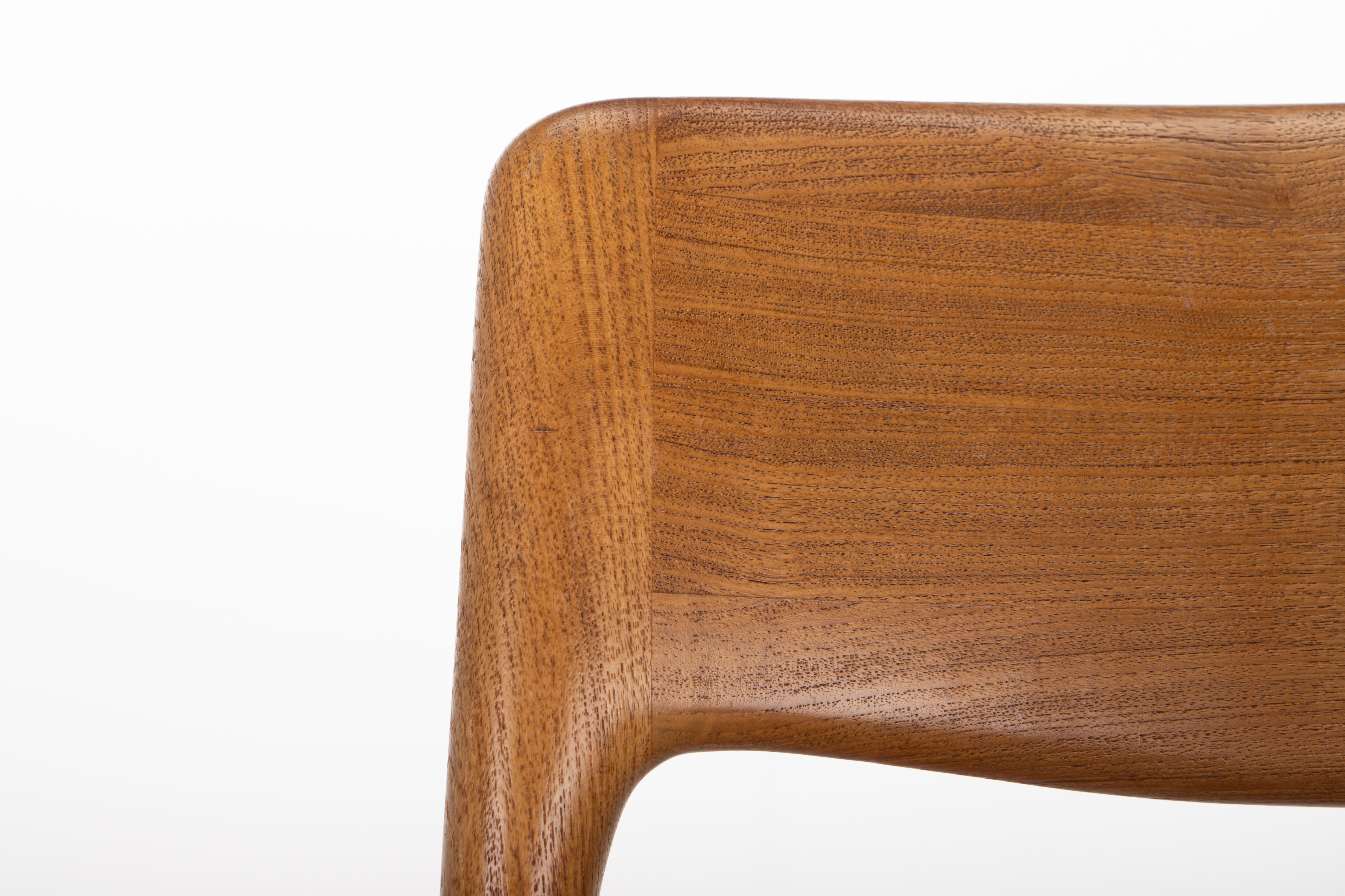 8 dining chairs by Juul Kristensen for Jk Denmark, 1970s