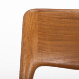 8 dining chairs by Juul Kristensen for Jk Denmark, 1970s