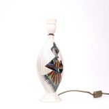 Sesto di Fiamma porcelain table lamp, Italy 1950s