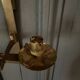 Modernist bronze wall lamp 1960 two lights