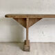 Massive old wooden bench