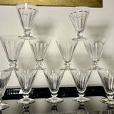 11 Verres Val Saint Lambert Eurel Model