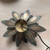 Applique fleur en métal