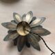 Metal flower wall light