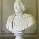 Buste en marbre de Carrare début XIXème siècle