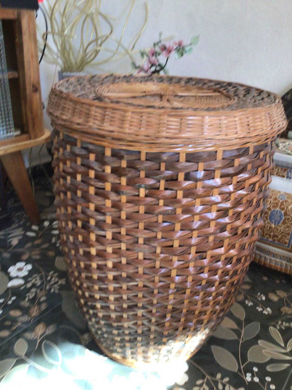 Large woven basket