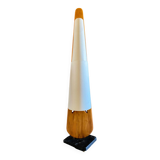 Vintage solid wood floor lamp