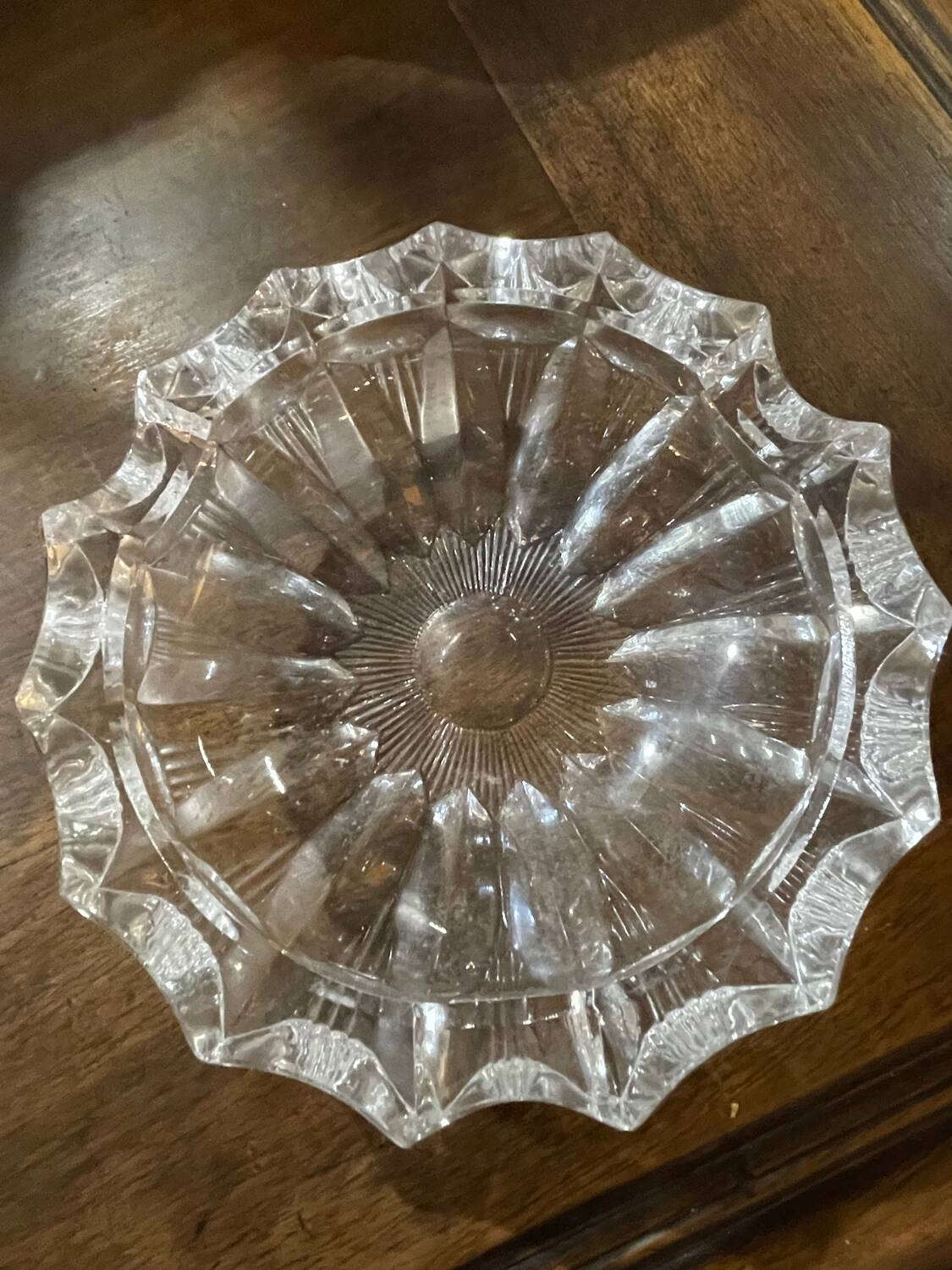 Crystal ashtray