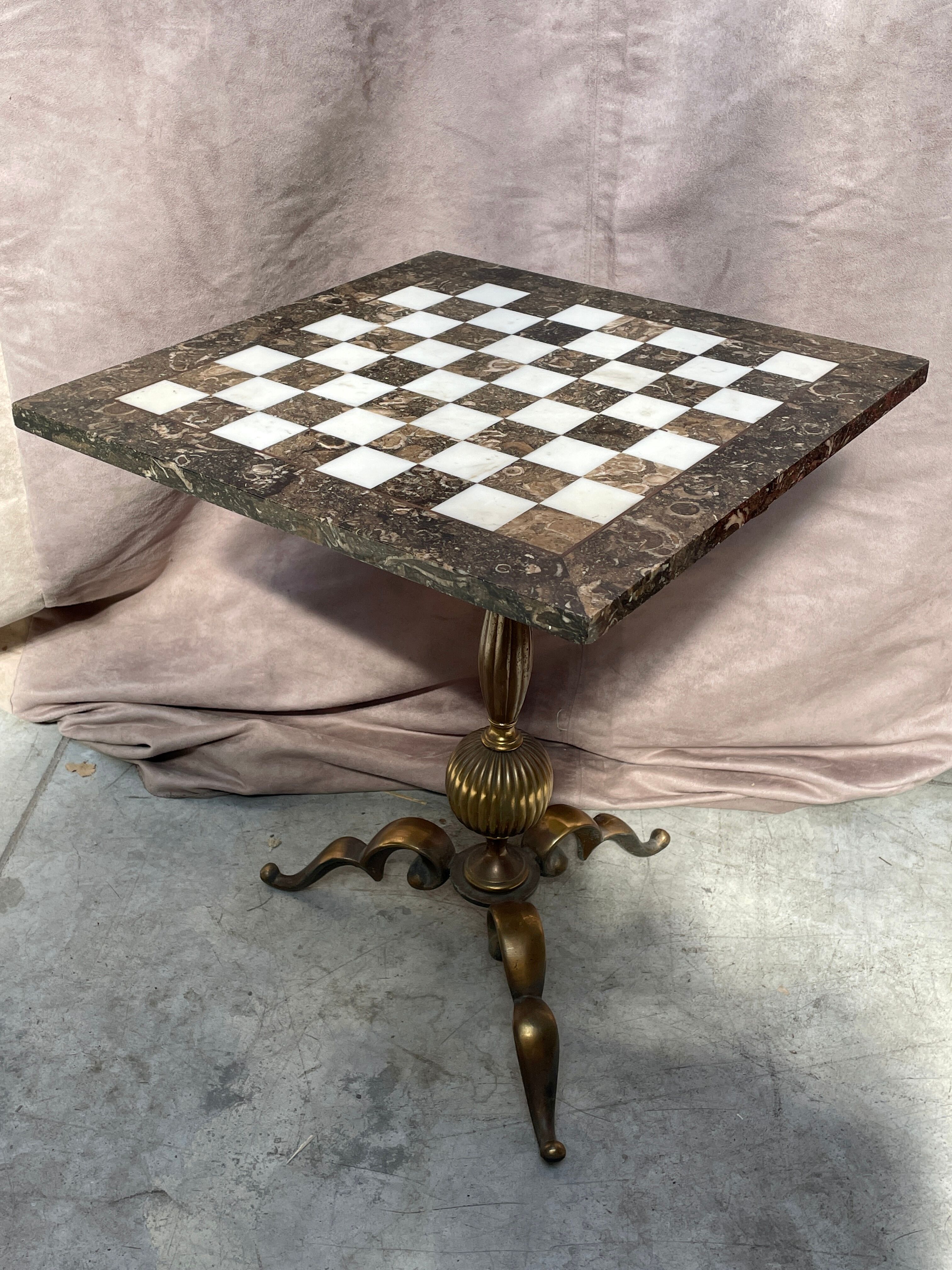 Marble chessboard