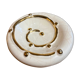 Empty pocket in Longwy earthenware