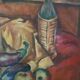 Oil Painting on Canvas 1945 Still Life GIORGIO CASINI (1908-1984)
