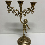 Chandelier ange 3 branches en laiton