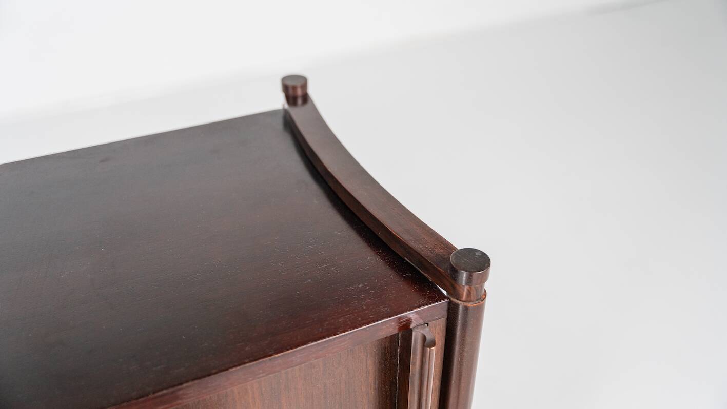 Mid-century modern wooden sideboard by Fukuoh Hirozi for Gavina, 1960s