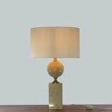 Barbier Philippe lamp in travertine 1970