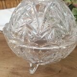 Bonbonnière verre ciselé