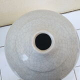 Ancient and large Asian vase, glazed ceramics.